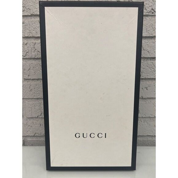 Gucci Black White Shoe Empty Gift Storage Box - Picture 1 of 5